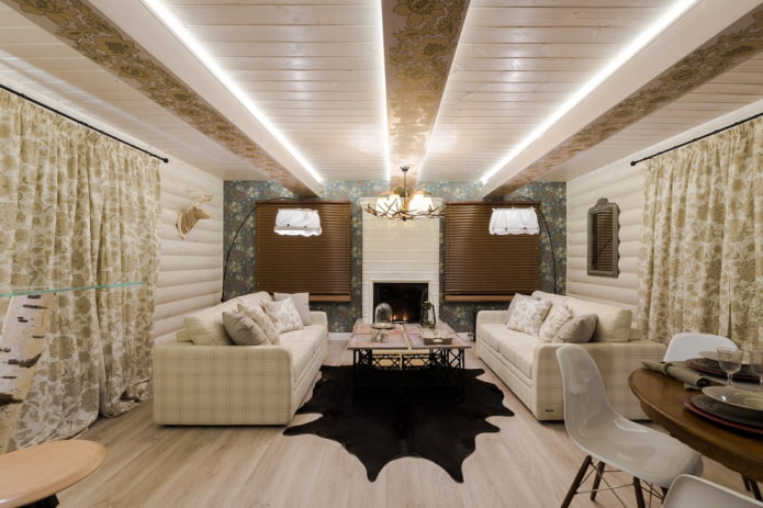 design del soffitto basso