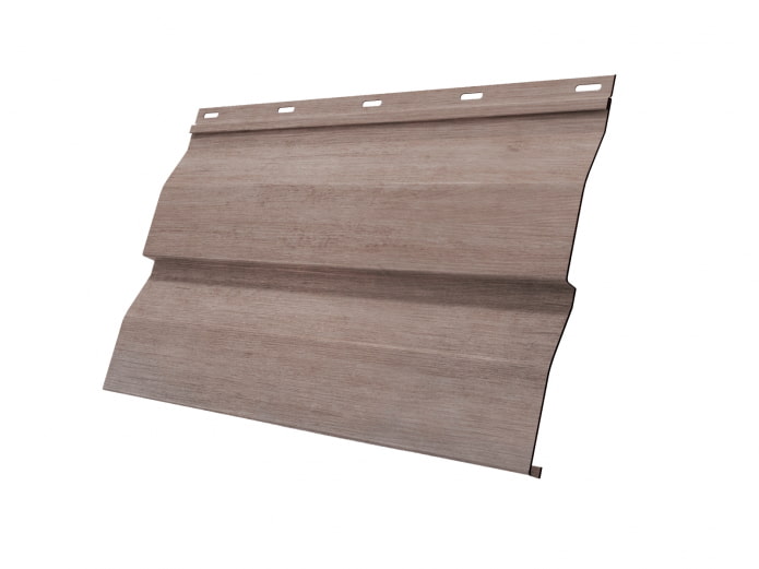 rivestimento metallico con effetto legno