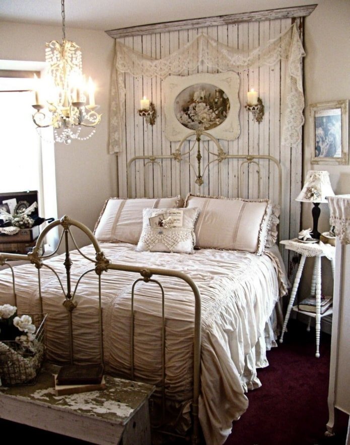 letto in ferro battuto vintage