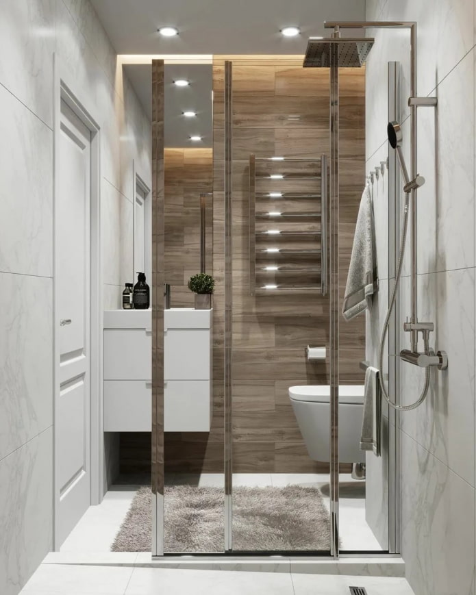 zona doccia in bagno