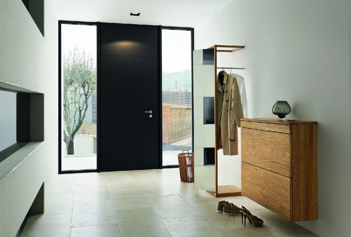 modello di porta d'ingresso in stile minimalismo