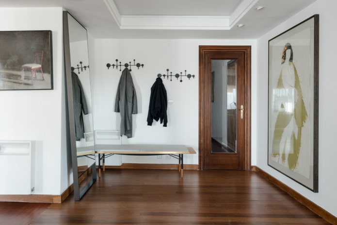 pannelli d'ingresso con specchio all'interno