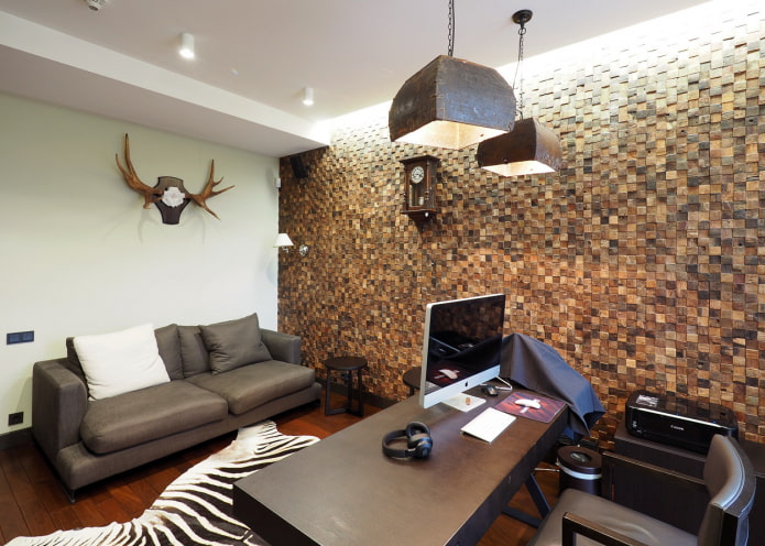 Mosaico in legno