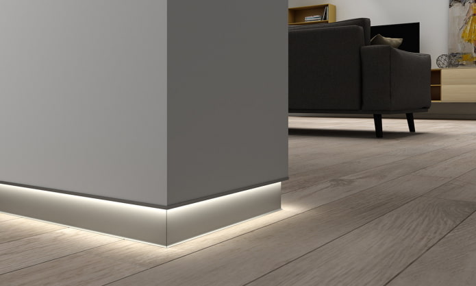illuminazione a pavimento