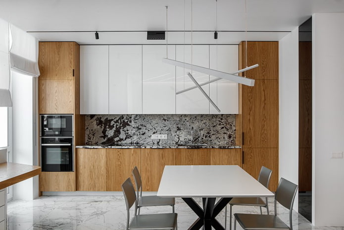 cucina moderna di grandi dimensioni