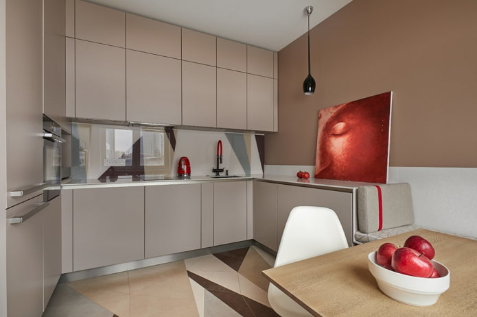 cucina da incasso beige