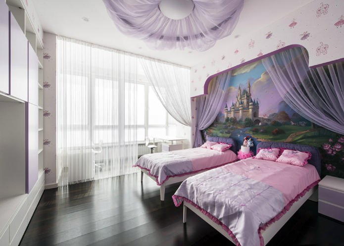 Cameretta con laminato scuro