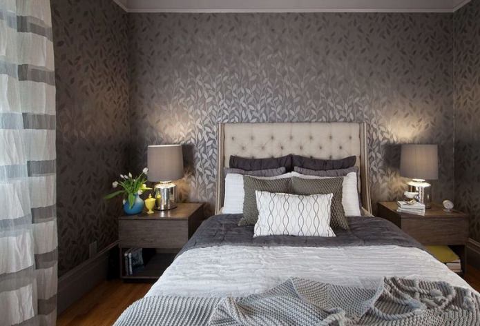 Carta da parati in tessuto non tessuto per la progettazione della camera da letto