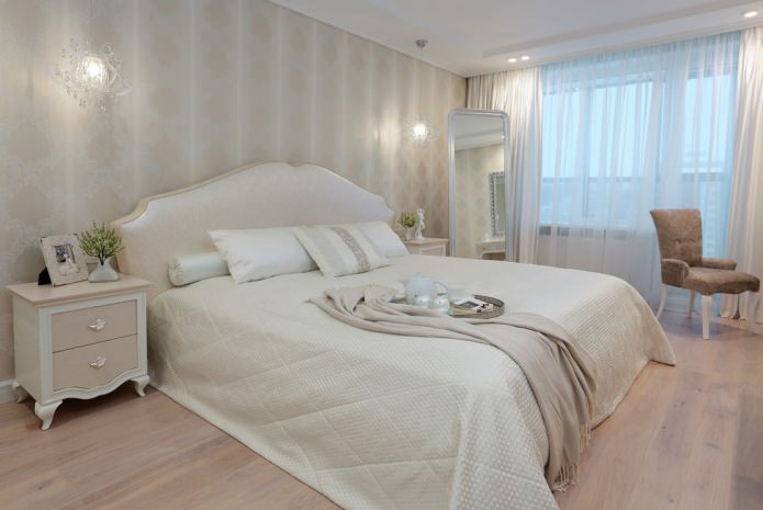 Carta da parati per una piccola camera da letto