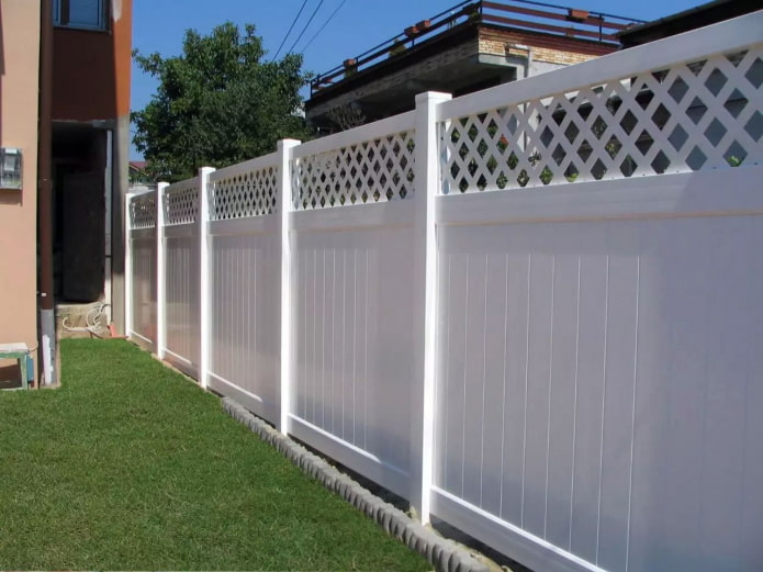 Recinzione in PVC