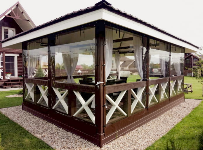 Vetri per gazebo in PVC
