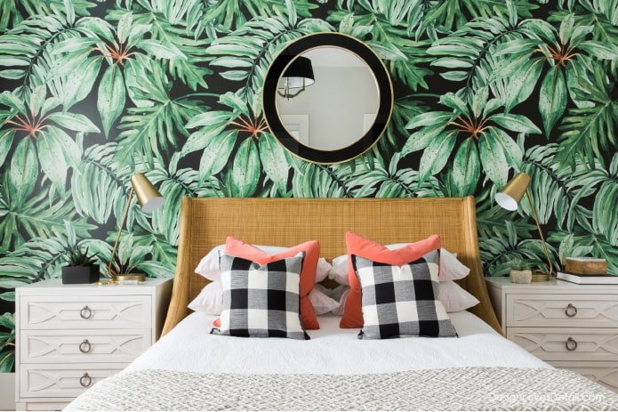 design camera da letto verde