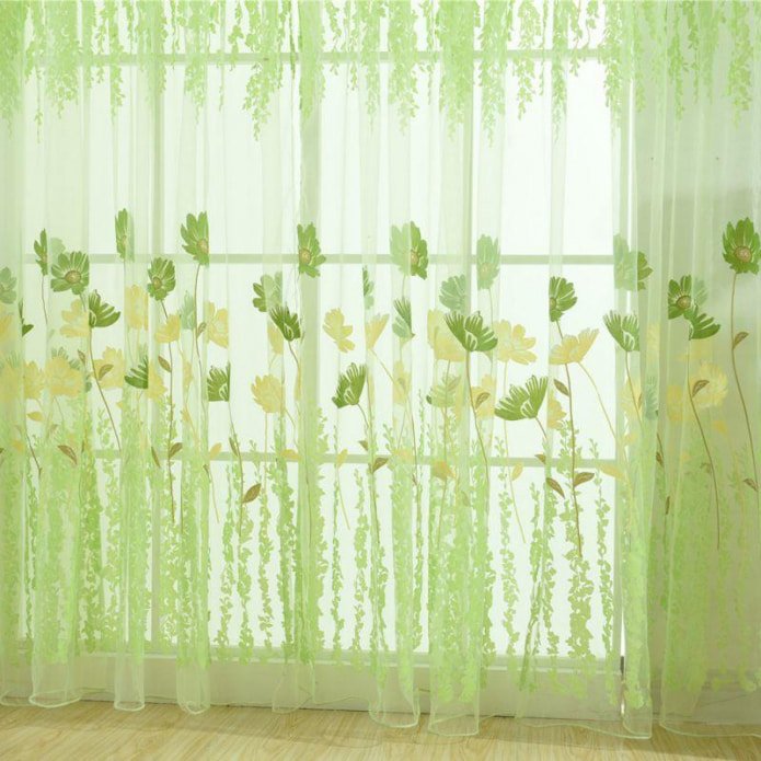 tulle verde chiaro