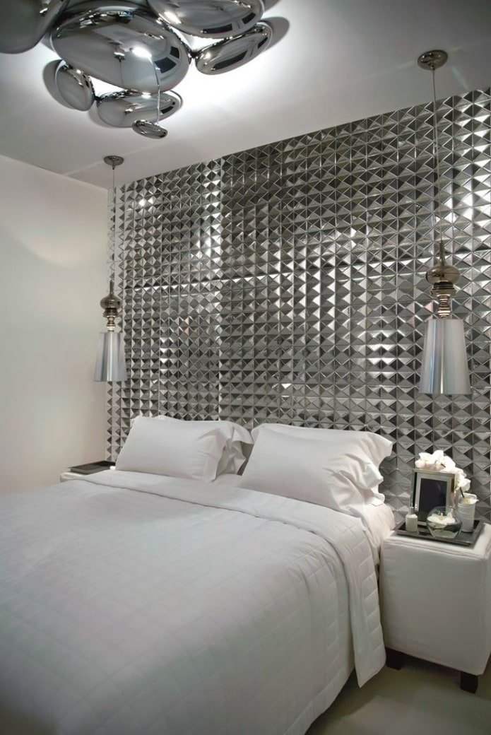 mosaico in camera da letto