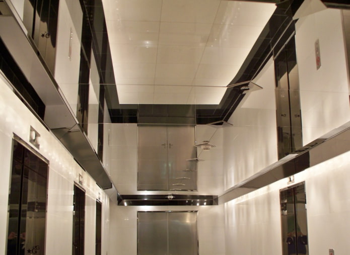 pannelli per soffitto a specchio