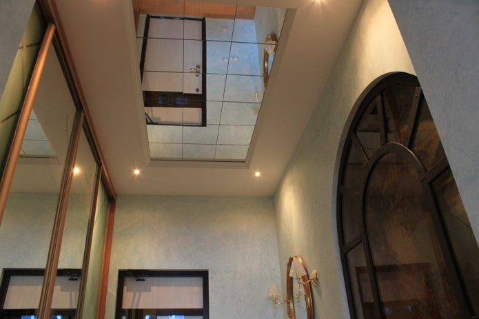 piastrella a specchio per soffitto