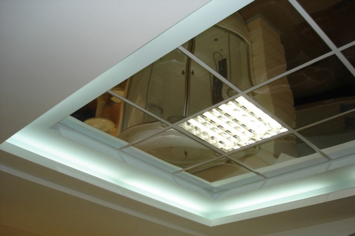 piastrella a specchio per soffitto