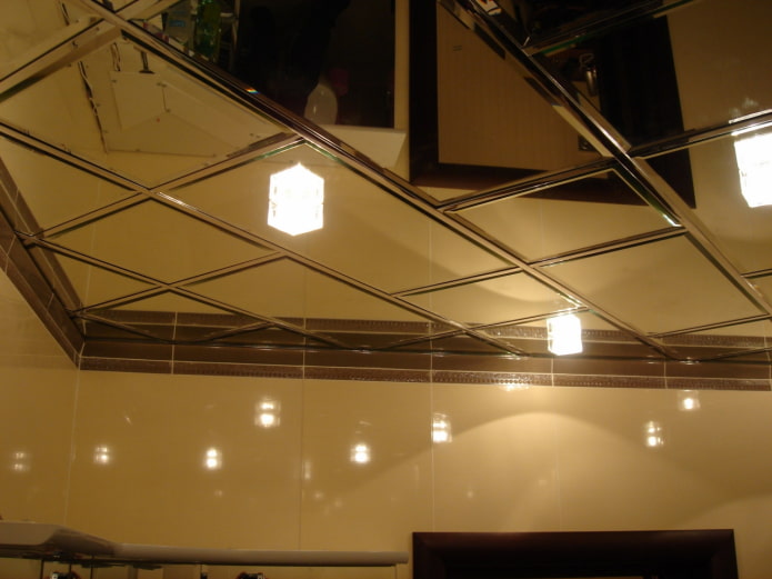 piastrella a specchio per soffitto