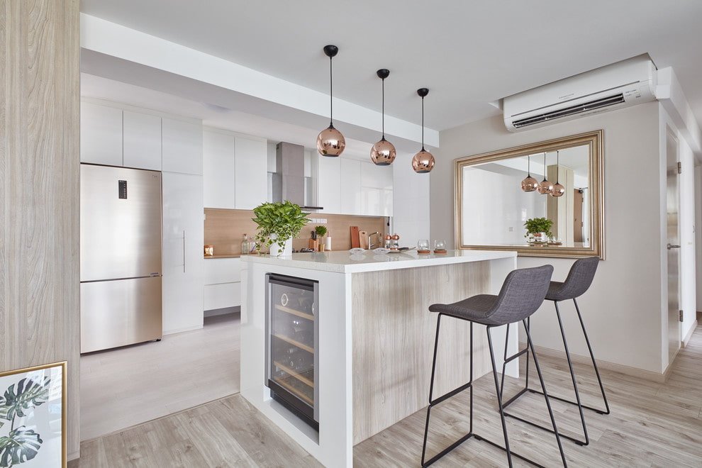 specchio in cucina