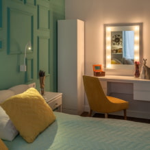 Specchio in camera da letto - una selezione di foto degli interni e consigli per il corretto posizionamento-2