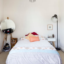 Specchio in camera da letto: una selezione di foto degli interni e consigli per il corretto posizionamento-6