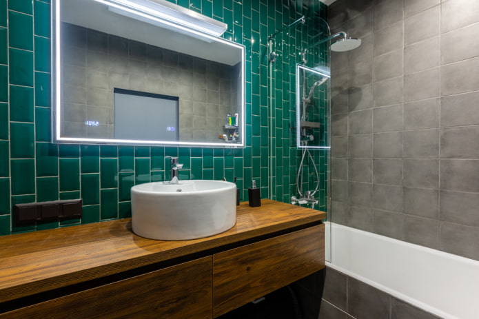 bagno in stile loft