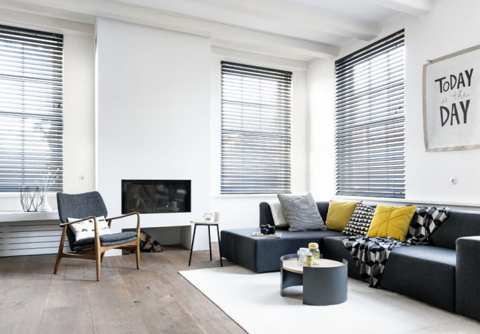 stecche orizzontali in stile scandinavo