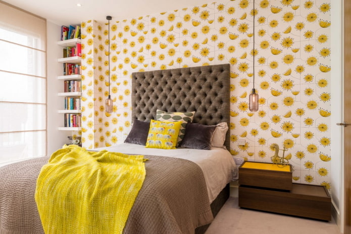 interno camera da letto moderna