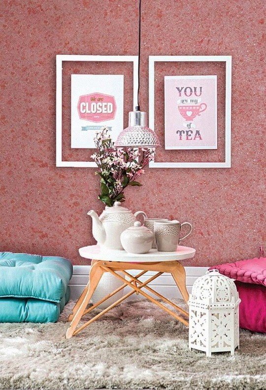carta da parati liquida rosa