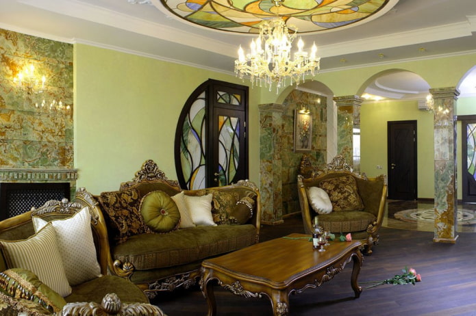 Tavolino da caffè in stile Art Nouveau