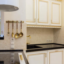 Come usare il colore oro nell'interno della cucina?-3