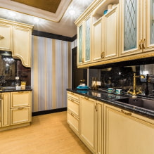 Come usare il colore oro nell'interno della cucina?-5