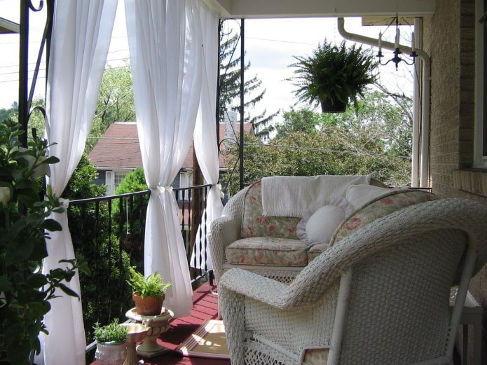 Tulle per il balcone