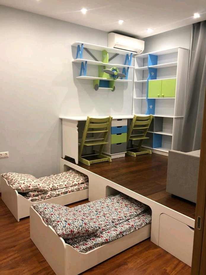 podio nella cameretta dei bambini