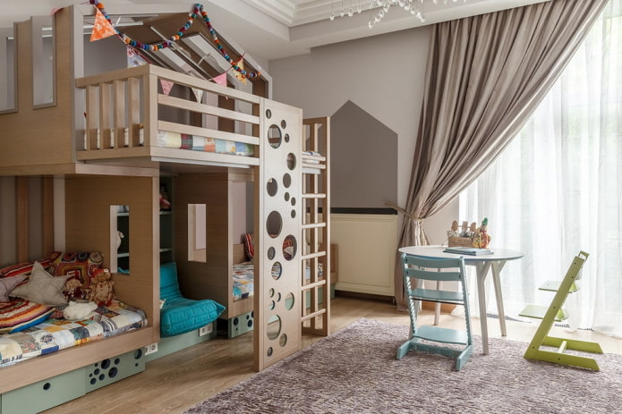 letto a castello all'interno