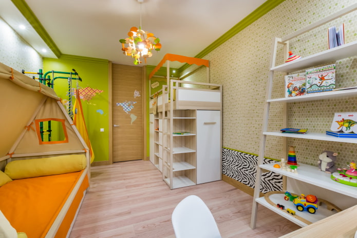 Cameretta per bambini per due
