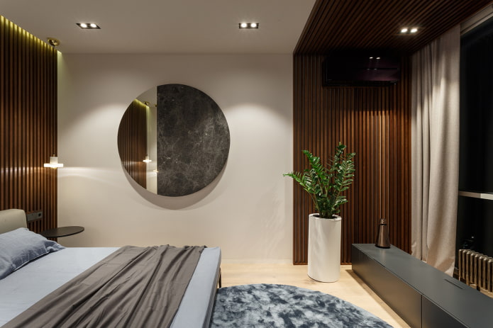 Doghe sul soffitto e sulla parete