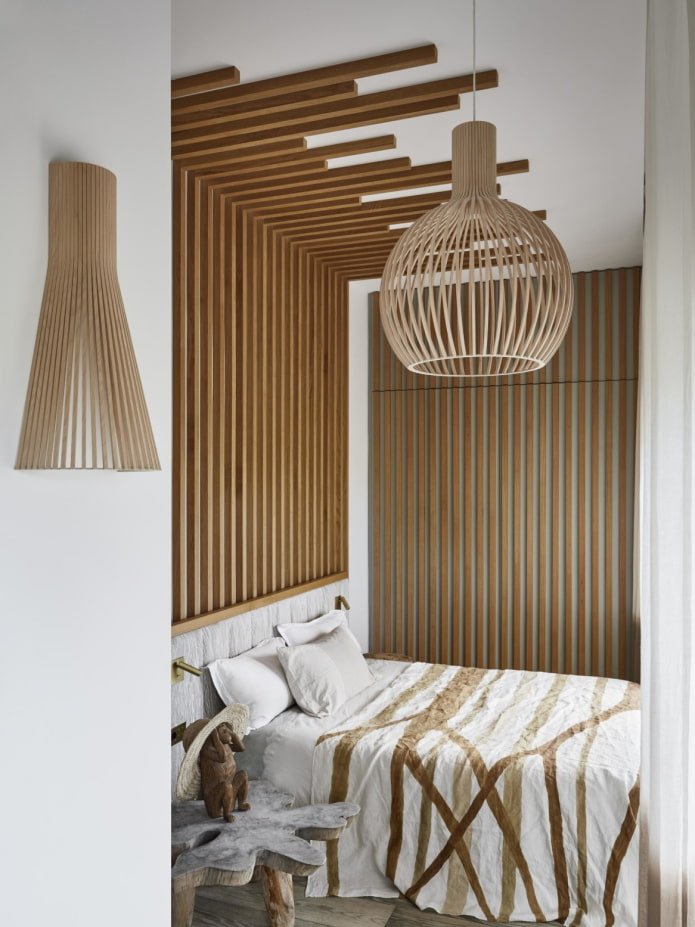 Doghe sopra il letto